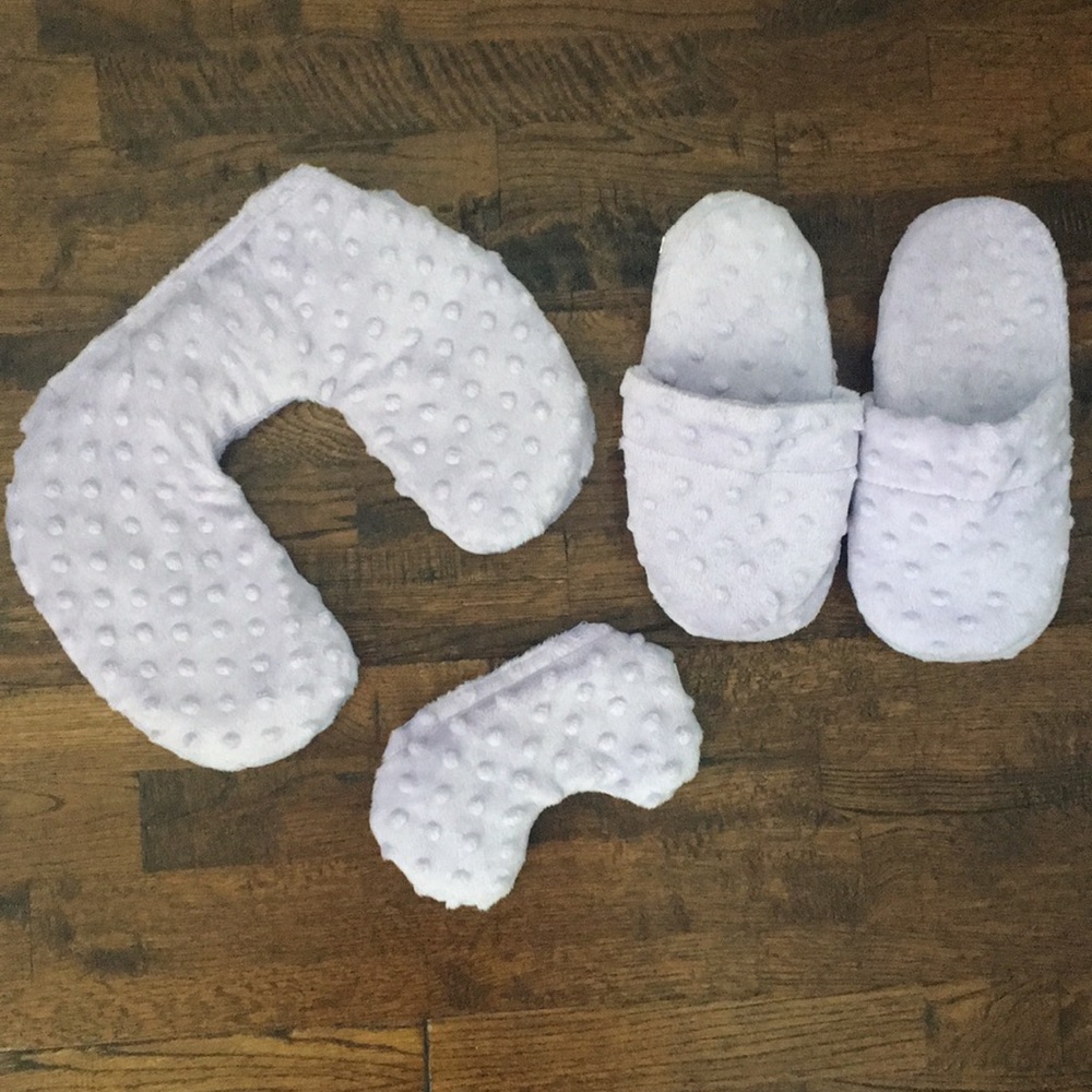 💆🏼‍♀️Spa Therapy Slippers set, Deep Lavender